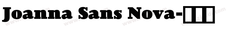 Joanna Sans Nova字体转换